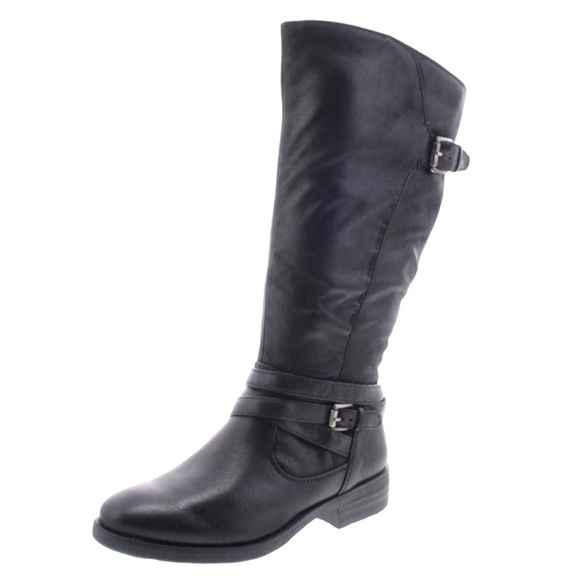 Baretraps Alysha Knee High Riding Black Boots size 6 - Picture 1 of 5